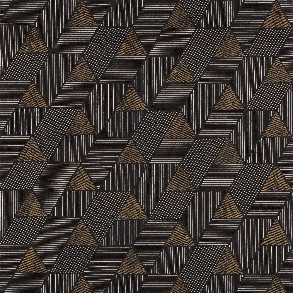 Casamance tapeet Méroé Noir/Mordoré