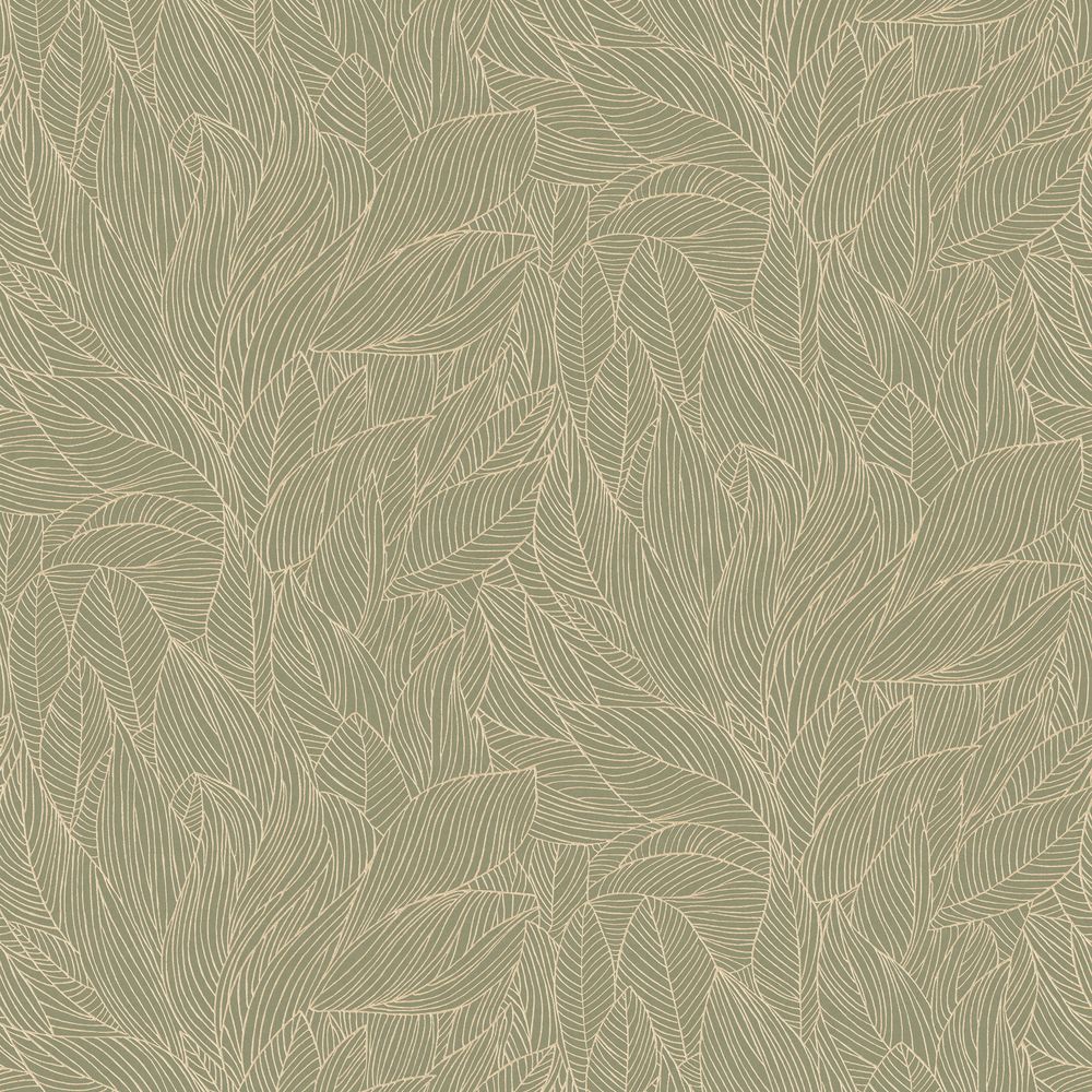 Casamance tapeet Hosta Sauge/Doré