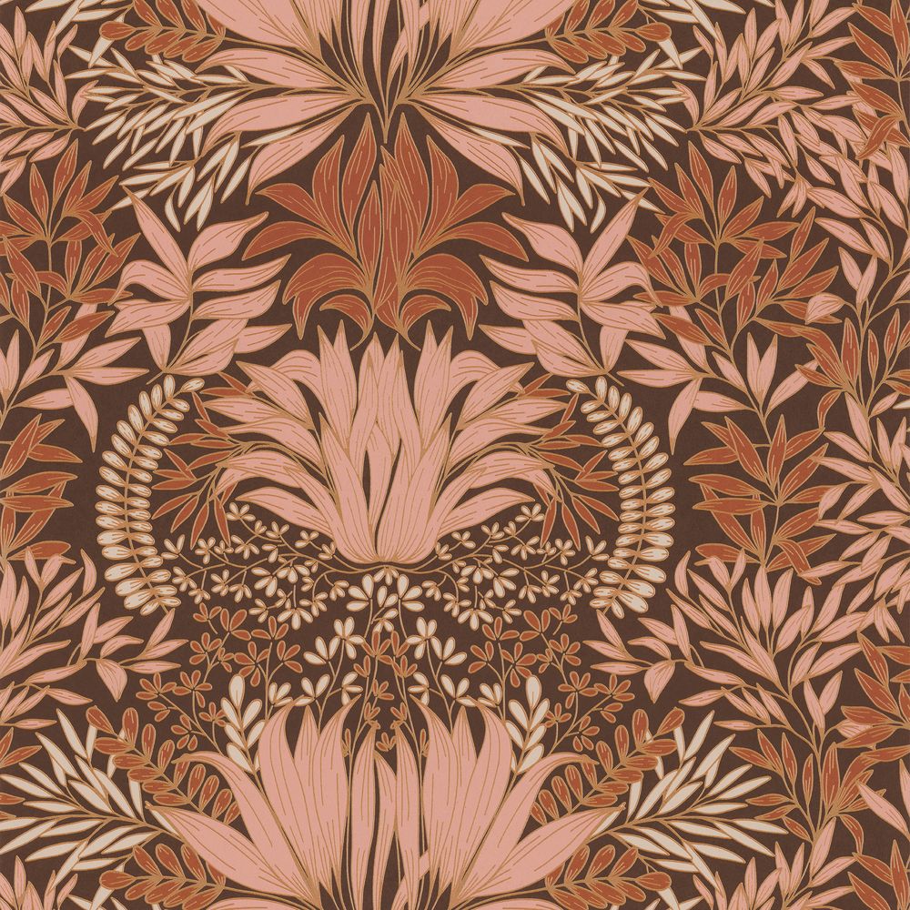 Casamance tapeet Chardon Cognac/Nude