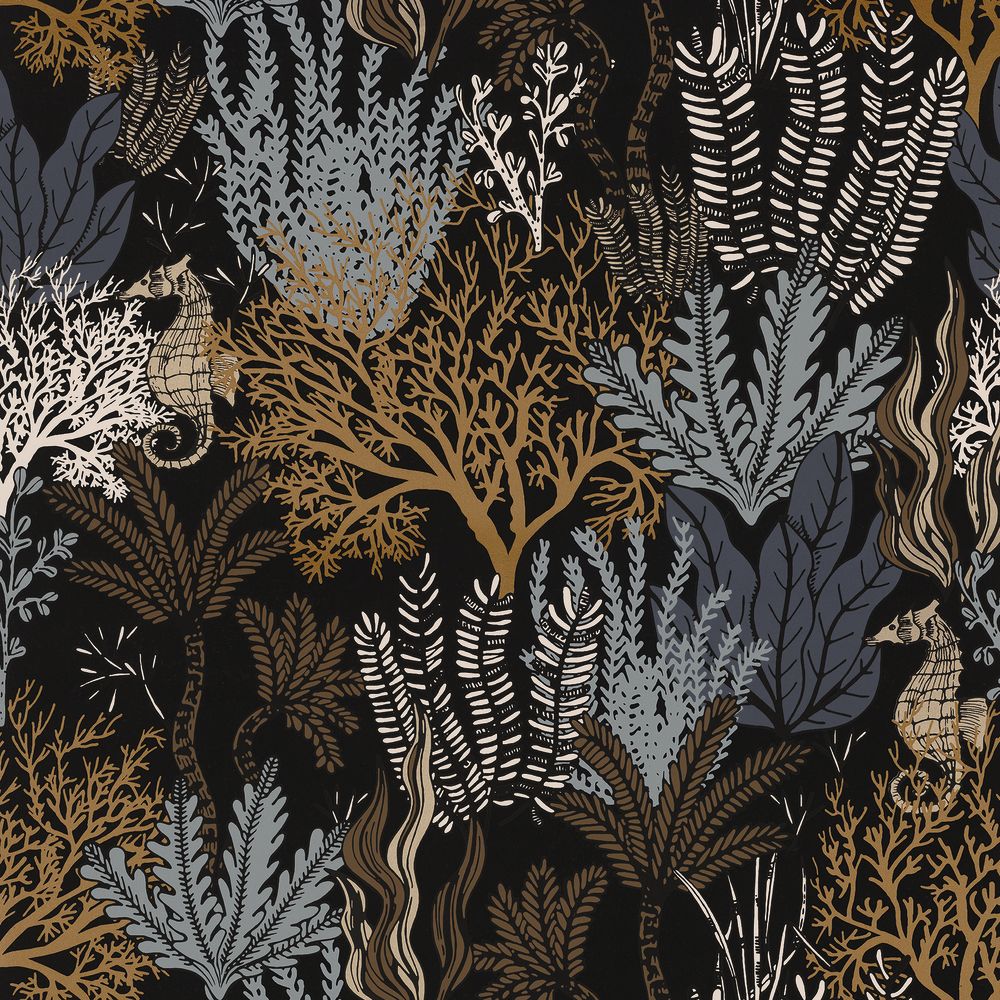 Casamance tapeet Posidonie Noir