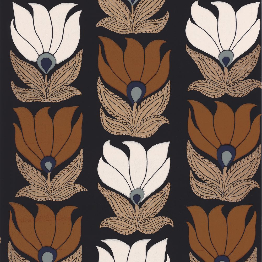 Casamance tapeet Dauphine Marine/Doré