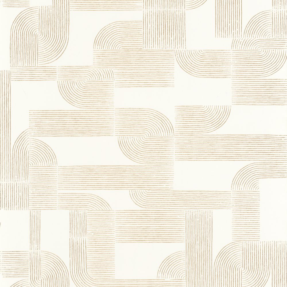 Casamance tapeet Hector Blanc/Doré