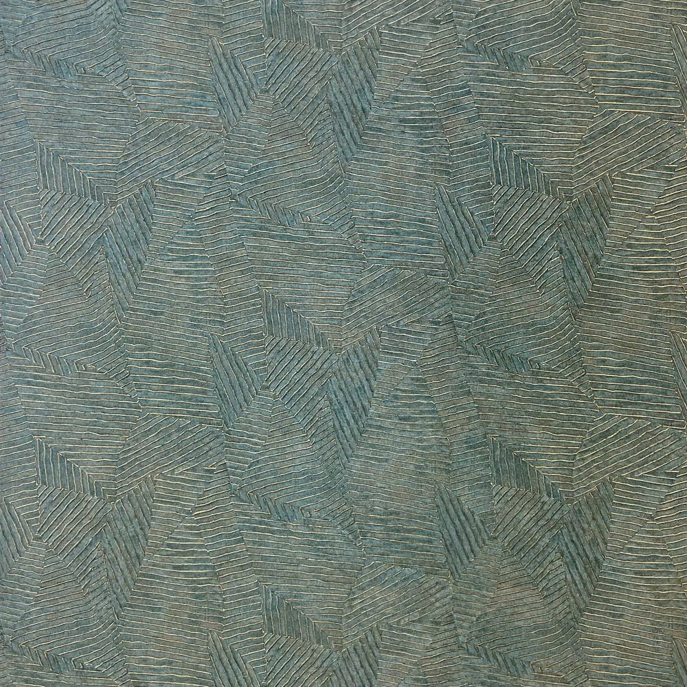 Casamance tapeet Lore Vert Impérial Doré
