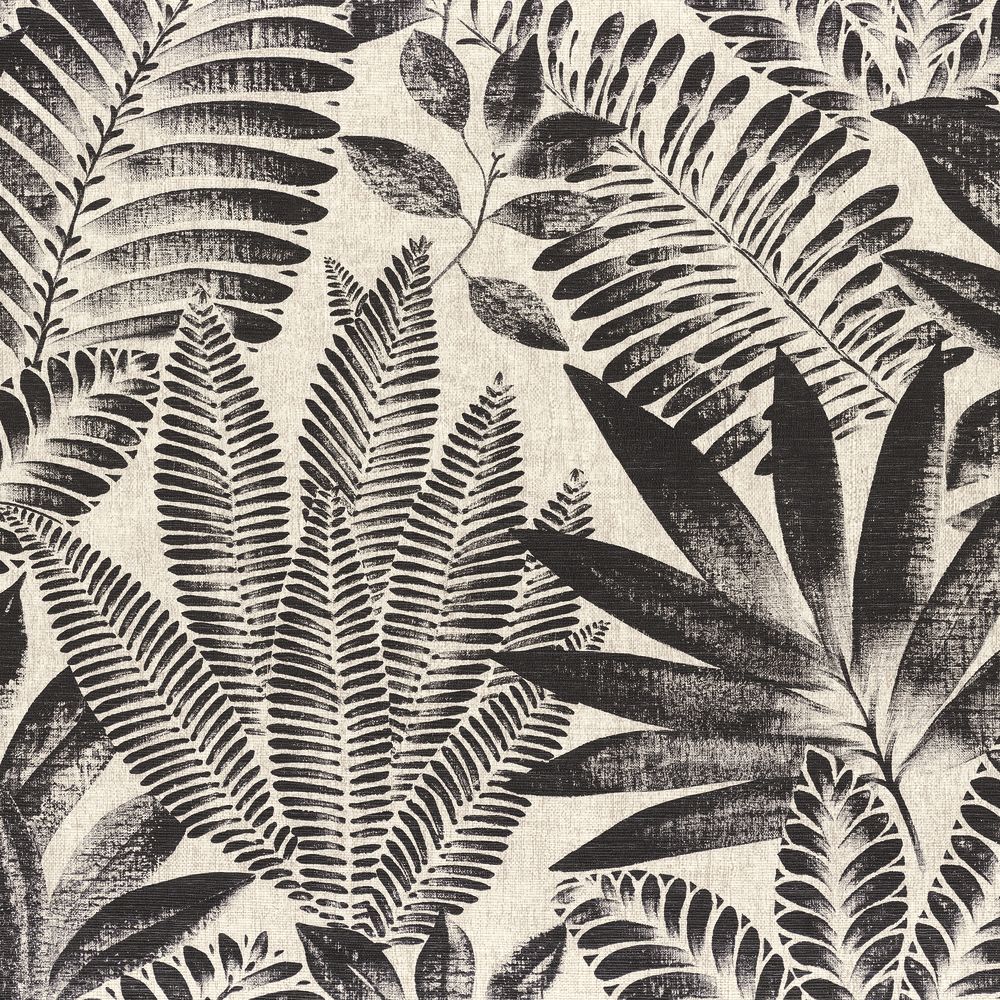 Casamance tapeet Aloes Noir/Grege