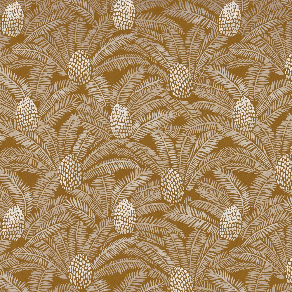 Casamance tapeet Palmeta Moutarde