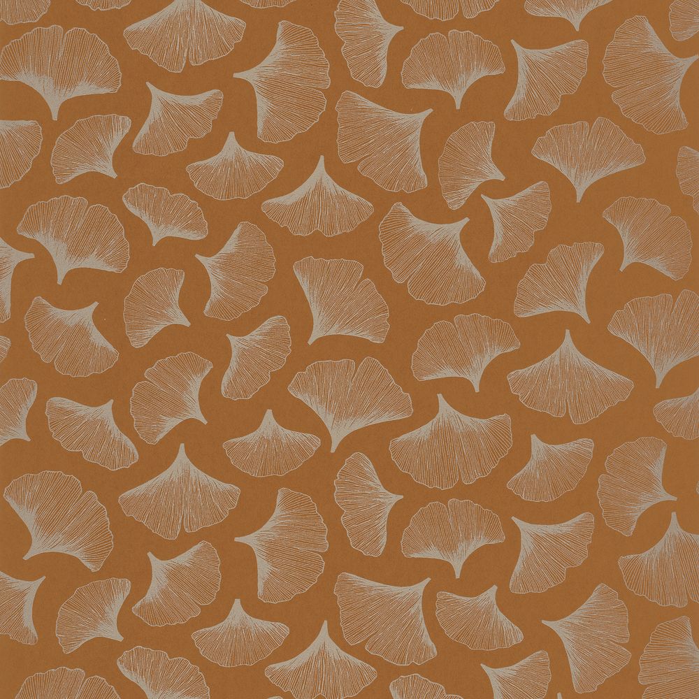 Casamance tapeet Ginkgo Safran