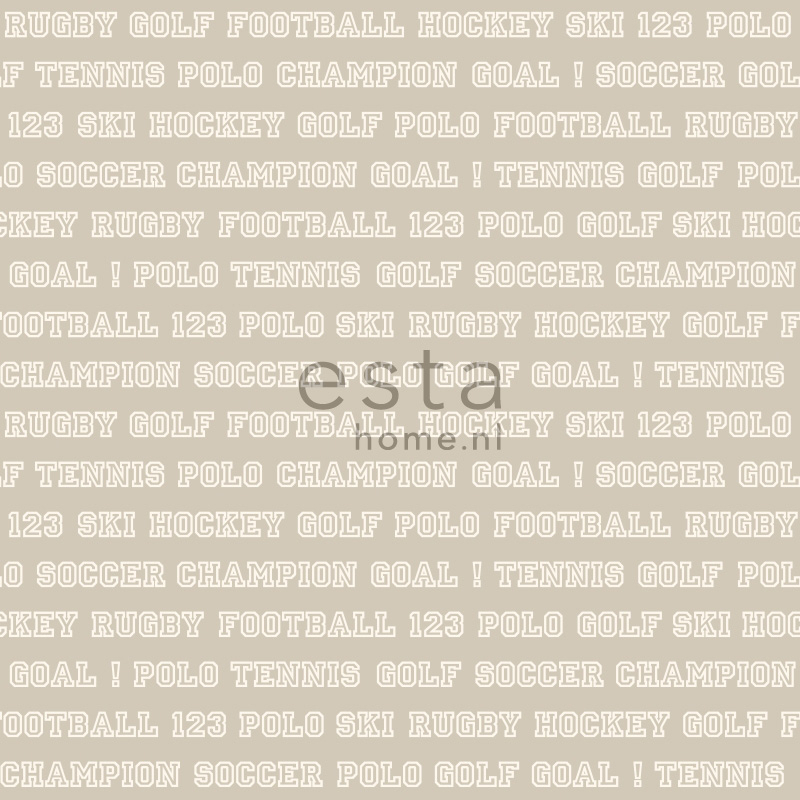 ESTAhome tapeet kõik spordialad - soe hall