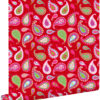 ESTAhome tapeet paisley - punane