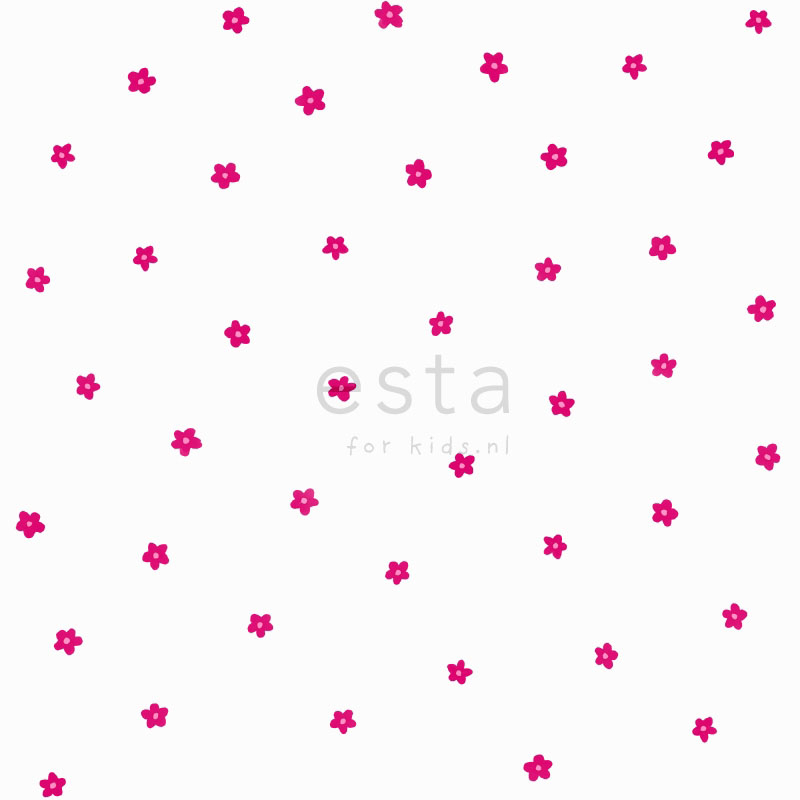 ESTAhome tapeet lilled - roosa