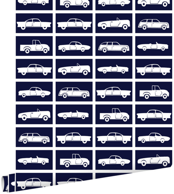 ESTAhome tapeet autod - tumesinine