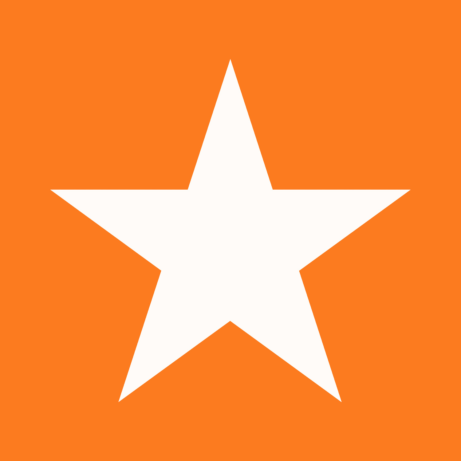 ESTAhome tapeet tähed - oranž ja valge