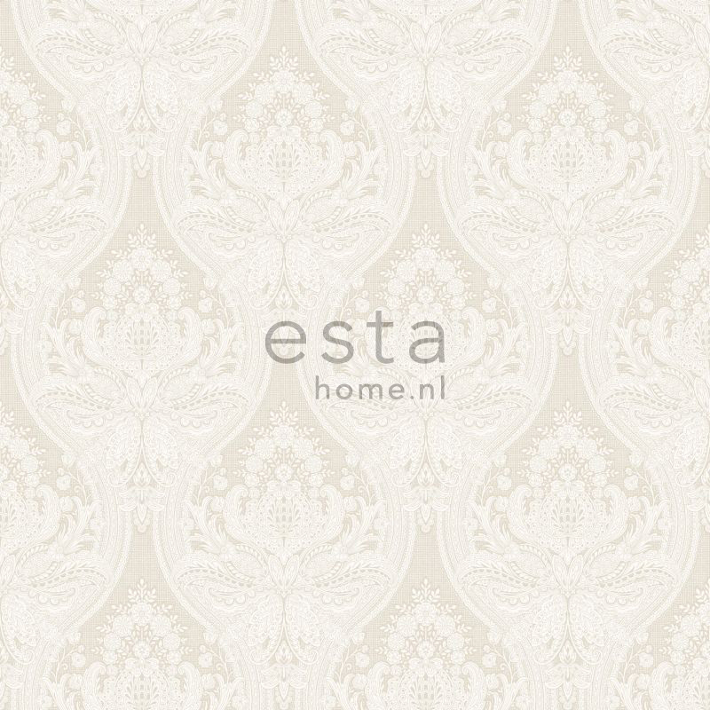 ESTAhome tapeet barokk muster - soe hall ja liivakarva