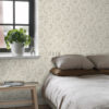 ESTAhome tapeet elegantne lilled - pruun