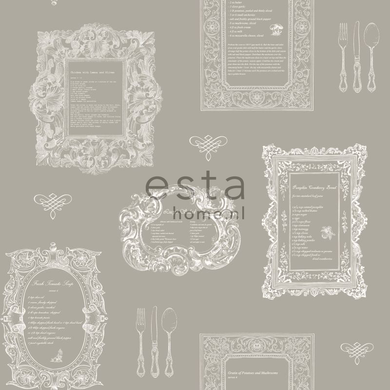 ESTAhome tapeet retseptid - taupe