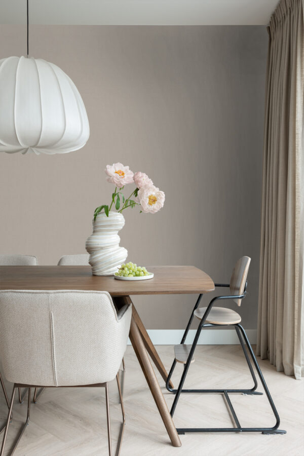 ESTAhome tapeet lihtne matt linane tekstuur taupe