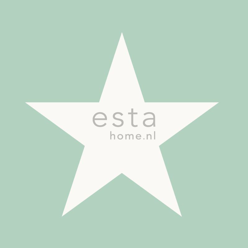 ESTAhome tapeet tähed - mündiroheline