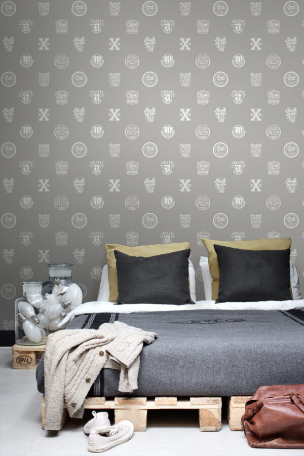 ESTAhome tapeet kooli embleemid - taupe
