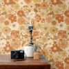 ESTAhome tapeet retro lilled - oranž