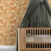 ESTAhome tapeet retro lilled - oranž