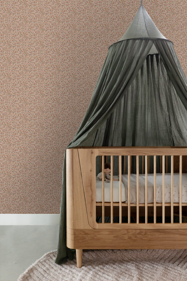 ESTAhome tapeet lilled terrakota roosa