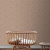 ESTAhome tapeet lilled terrakota roosa