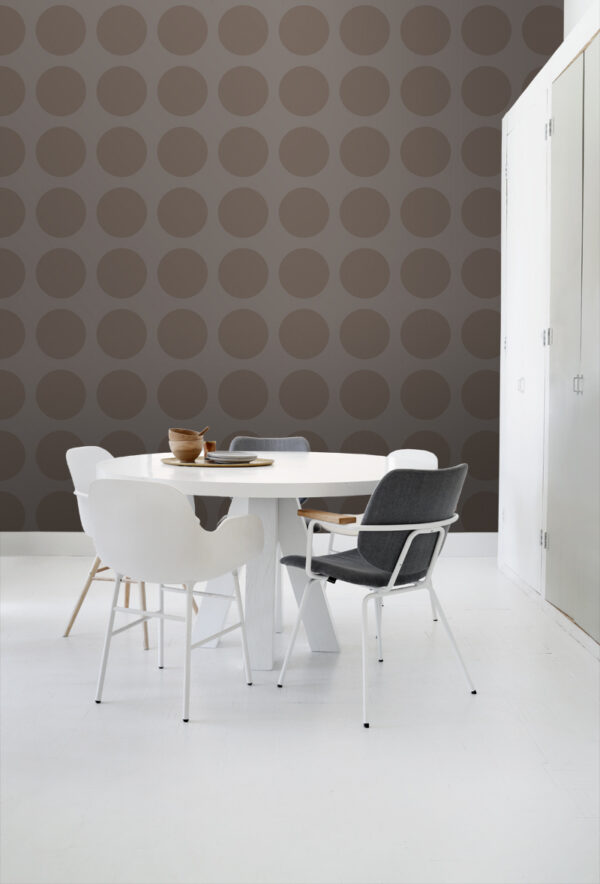 ESTAhome tapeet sfäärid linase tekstuuriga - taupe