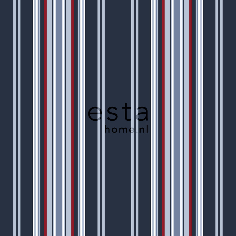 ESTAhome tapeediribad - tumesinine ja punane