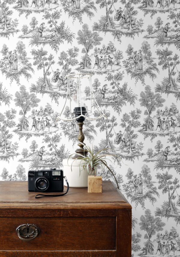 ESTAhome tapeet toile de Jouy - must