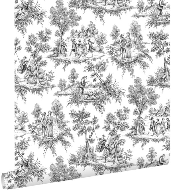 ESTAhome tapeet toile de Jouy - must