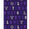 ESTAhome tapeet love you - lilla