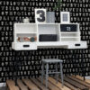 ESTAhome tapeet love you - must ja valge