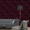 ESTAhome tapeet love you - must ja roosa