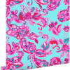 ESTAhome funky lilled ja paisley - türkiis ja roosa