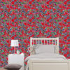 ESTAhome tapeet funky lilled ja paisley - mitmevärviline