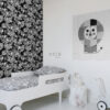 ESTAhome funky lilled ja paisley mustvalge - tapeet