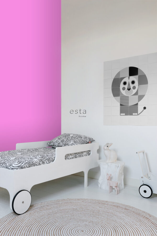 ESTAhome tapeet ühevärviline roosa