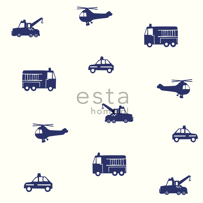 ESTAhome tapeet autod - sinine
