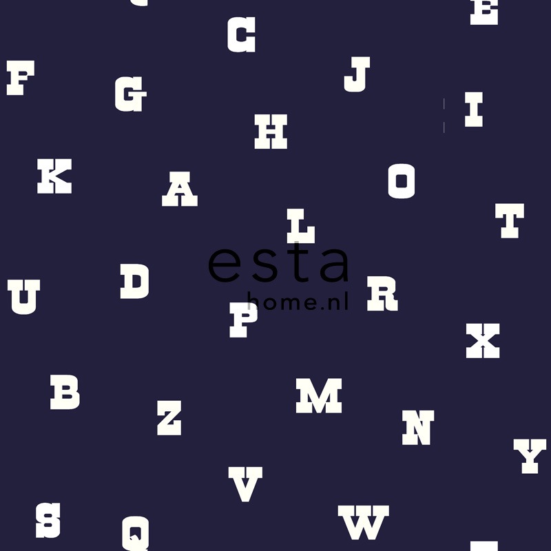 ESTAhome tapeet tähestik - sinine