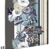 ESTAhome tapeet vintage lilled - taupe ja tume lilla