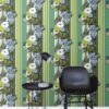 ESTAhome tapeet vintage lilled - roheline ja laimiroheline