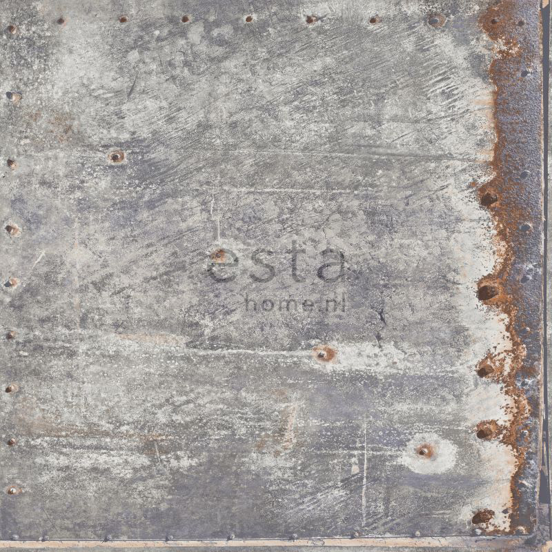 ESTAhome tapeet metallplaadid - helehall ja roostepruun