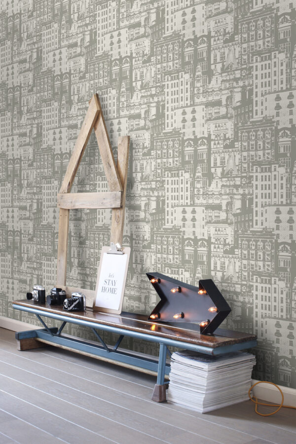 ESTAhome tapeet hooned - taupe