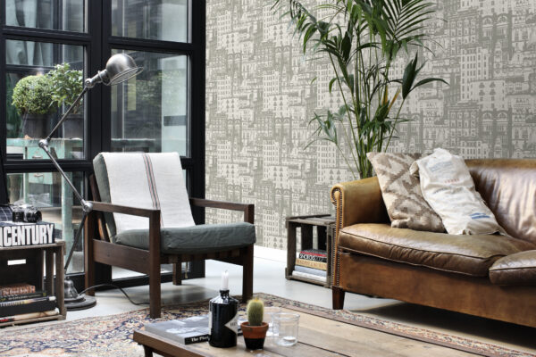 ESTAhome tapeet hooned - taupe