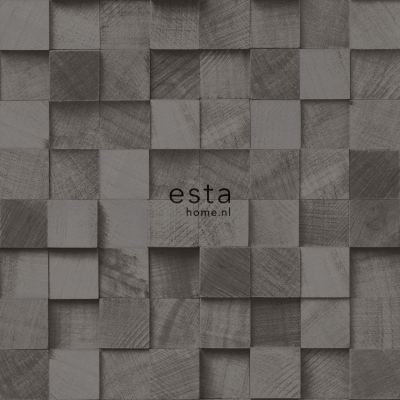 ESTAhome 3D puidumuster tapeet - must