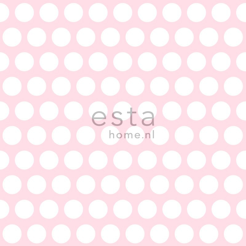 ESTAhome tapeet täpid - heleroosa