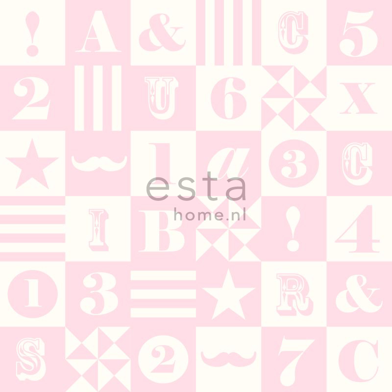 ESTAhome tapeet plokid - heleroosa