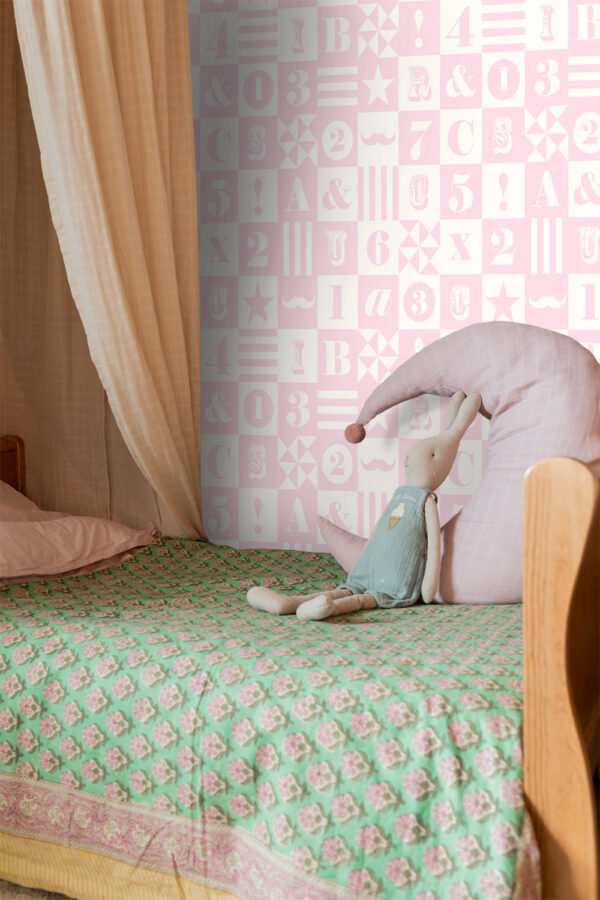 ESTAhome tapeet plokid - heleroosa