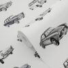ESTAhome tapeet vintage autod - must