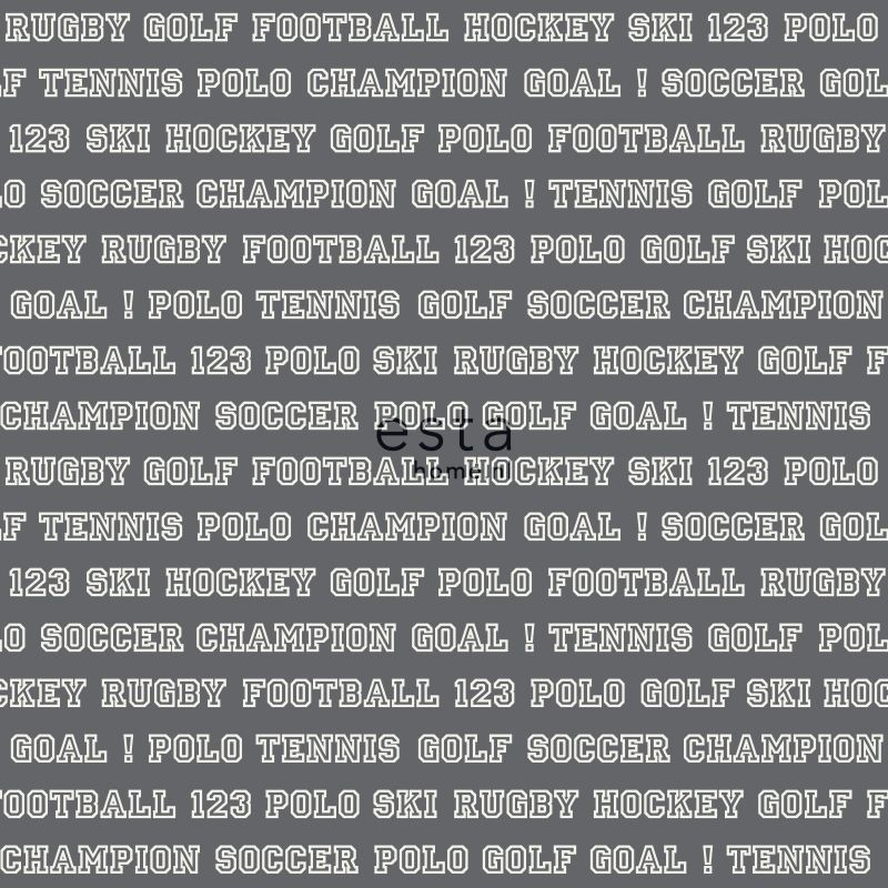 ESTAhome tapeet sporditekstid - tumehall