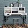 ESTAhome tapeet sporditekstid vintage sinine